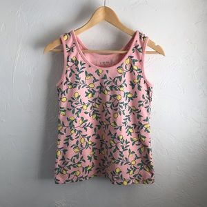 Lands’ End Lemon Cotton Tank Top